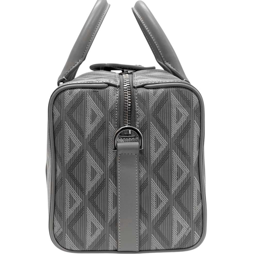 Christian Dior Lango CD Diamond Gray Handbag Shoulder Bag - Picture 3 of 10